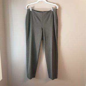Talbots Petites Heritage Style Grey Trousers Pants Size 10P